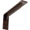 Ekena Millwork Embrey Steel Bracket, Antiqued Copper 2"W x 12"D x 5 1/4"H BKTM02X12X05EBACO - alternate 1